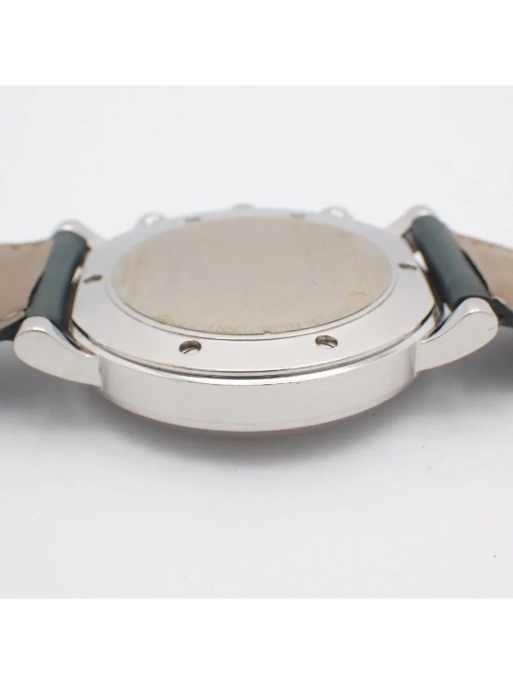 Gucci Chrono Chronograph Quartz Watch Diamond Shell Dial Leather Pawn